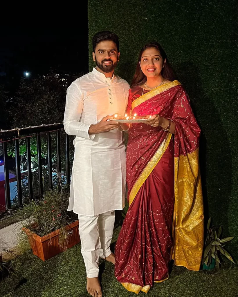 IAS Shrusti Deshmukh with Husband